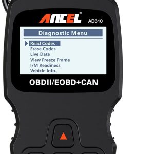 ANCEL AD310 Classic Enhanced Universal OBD II Scanner Car Engine Fault Code Reader CAN Diagnostic Scan Tool, Read and Clear Error Codes for 1996 or Newer OBD2 Protocol Vehicle (Black)