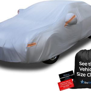 EzyShade 10-Layer Car Cover Waterproof All Weather. See Vehicle Size-Chart for Accurate Fit. Outdoor Full Exterior Covers for Automobiles Sedan Hatch SUV Rain Sun Protection. Size A5 (See SizeChart)