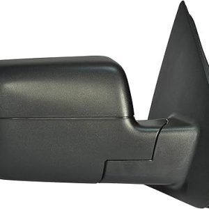 Dependable Direct Passenger Side Mirror Fits Ford F-150 2004, 2005, 2006, 2007, 2008 – Power Remote, Non-Heated, Non-Folding and Unpainted – Right Rear View Door Mirror OEM Replacement Parts FO1321233